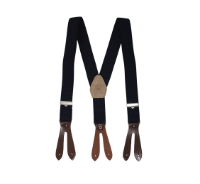 Tirantes cadete liso botón