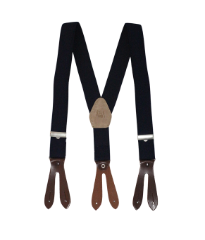 Tirantes cadete liso botón