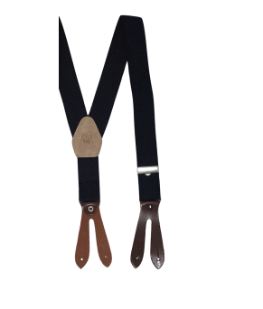 Tirantes cadete liso botón