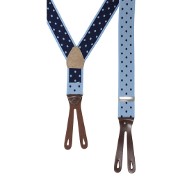 Tirantes flamenco con diseño de topos