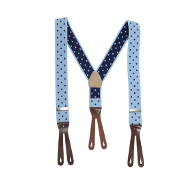 Tirantes flamenco con diseño de topos