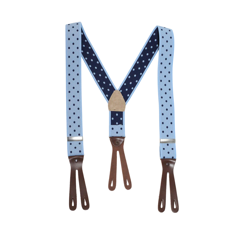 Tirantes flamenco con diseño de topos