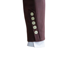 Chaqueta y chalequillo | Sarga | Borgoña