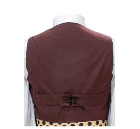 Chaqueta y chalequillo | Sarga | Borgoña