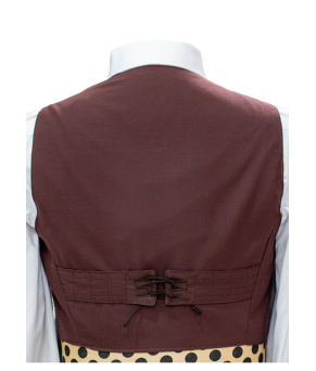 Chaqueta y chalequillo | Sarga | Borgoña