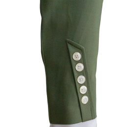 Chaqueta y chalequillo | Sarga | Verde musgo