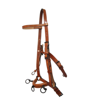 Serretón hebilla inoxidable envejecido con adaptador de filete | Tres pilares