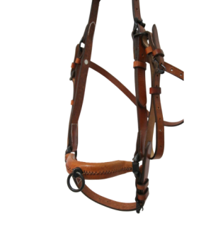 Serretón hebilla inoxidable envejecido con adaptador de filete | Un pilar