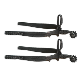 Espuela vaquera de fragua 'Los Nietos Dressage' |Remachada | Ruleta inglesa