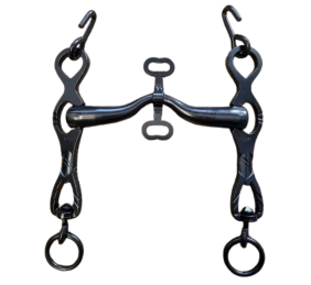 Bocado portugués López | Embocadura suave | Con palometa