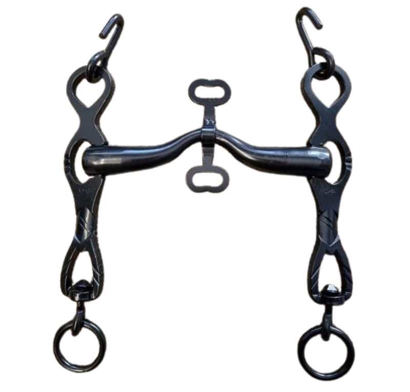 Bocado portugués López | Embocadura suave | Con palometa