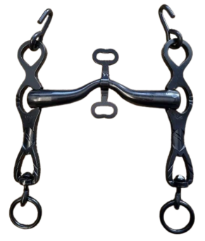 Bocado portugués López | Embocadura suave | Con palometa