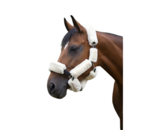 Protector de testera y nariz de borreguito suave