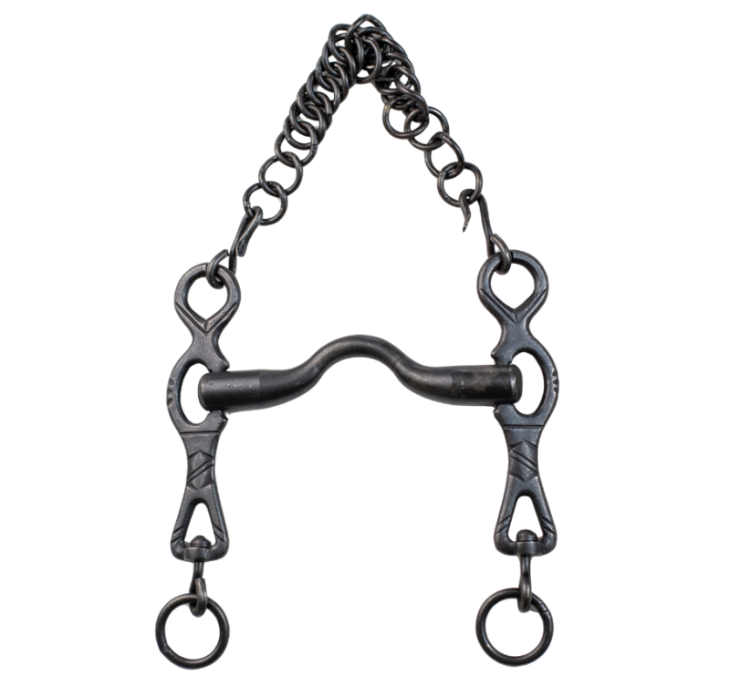 Bocado portugués de fragua 'Los Nietos Dressage'