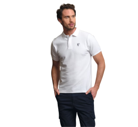 Polo básico 'La Garrocha' | Blanco