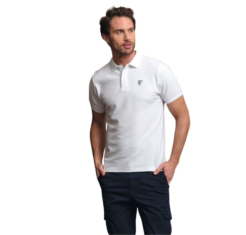 Polo básico 'La Garrocha' | Blanco