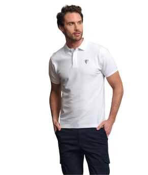 Polo básico 'La Garrocha' | Blanco