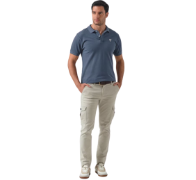 Polo Básico 'La Garrocha' | Cobalto