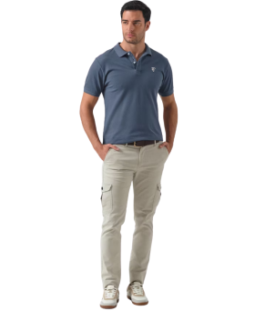 Polo Básico 'La Garrocha' | Cobalto