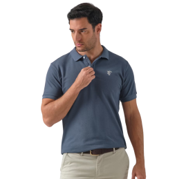 Polo Básico 'La Garrocha' | Cobalto