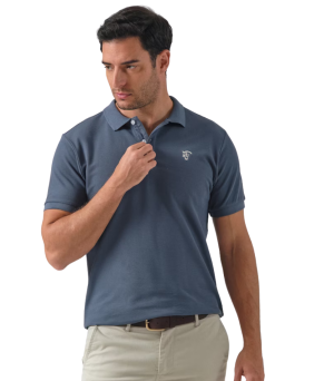 Polo Básico 'La Garrocha' | Cobalto