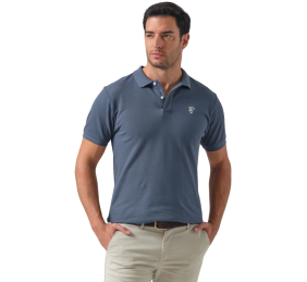 Polo Básico 'La Garrocha' | Cobalto