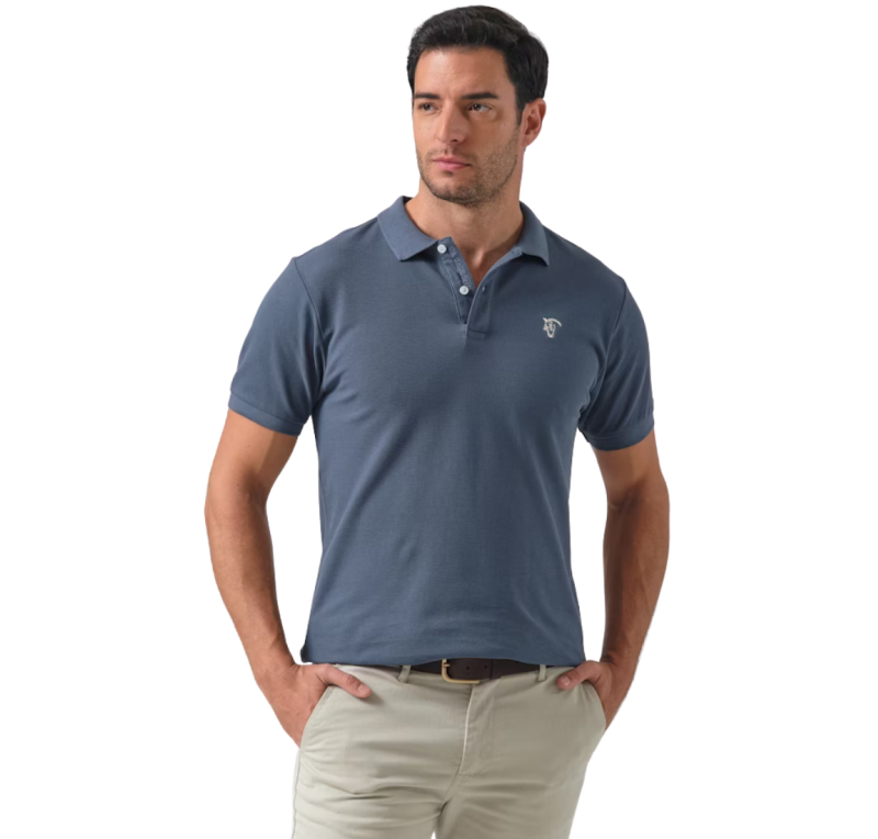 Polo Básico 'La Garrocha' | Cobalto