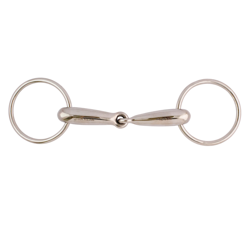 Filete anillas hueco inoxidable 'Los Nietos Dressage'
