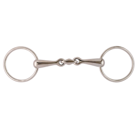 Filete de anillas 3 piezas inoxidable 'Los Nietos Dressage'