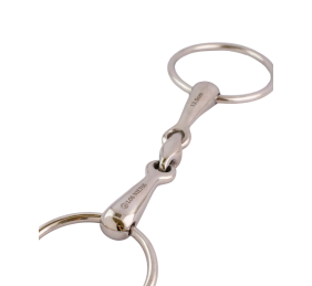 Filete de anillas 3 piezas inoxidable 'Los Nietos Dressage'