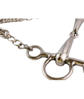 Bocado pelham partido inoxidable 'Los Nietos Dressage'