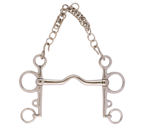 Bocado pelham puente inoxidable 'Los Nietos Dressage'