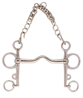 Bocado pelham puente inoxidable 'Los Nietos Dressage'
