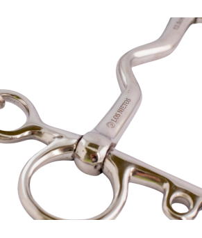 Bocado pelham puente inoxidable 'Los Nietos Dressage'