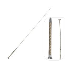 Fusta de doma con mango trenzado 556110C