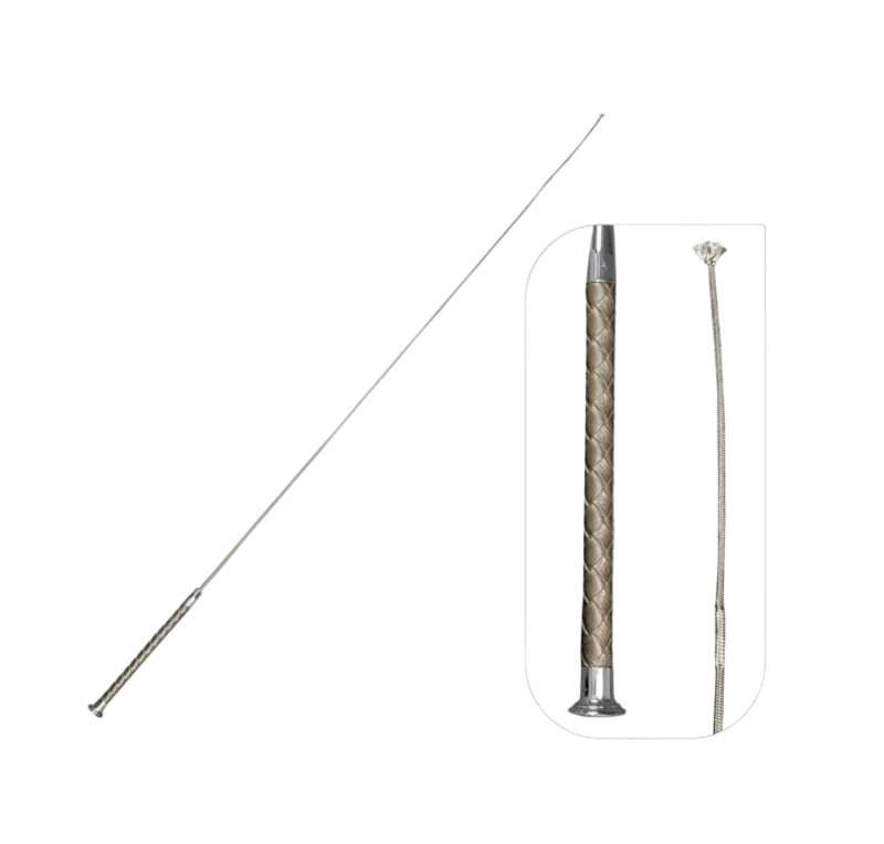 Fusta de doma con mango trenzado 556110C