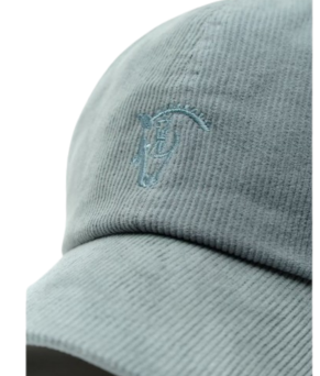 Gorra de micropana bordada | Zafiro