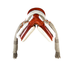 Silla de montar vaquera de fibra modelo Dalia | Avellana