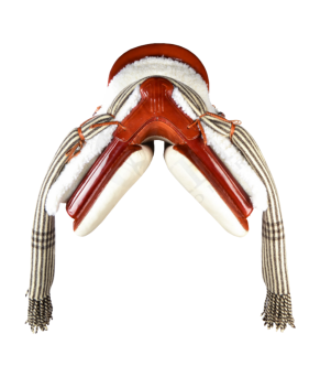 Silla de montar vaquera de fibra modelo Dalia | Avellana