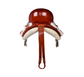 Silla de montar vaquera de fibra modelo Dalia | Avellana