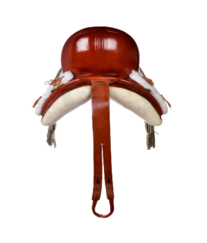 Silla de montar vaquera de fibra modelo Dalia | Avellana