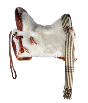 Silla de montar vaquera de fibra modelo Dalia | Avellana