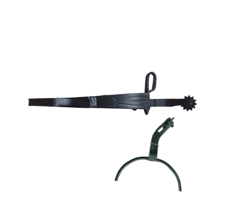 Espuela vaquera eco gallo torcido | 4 puntas