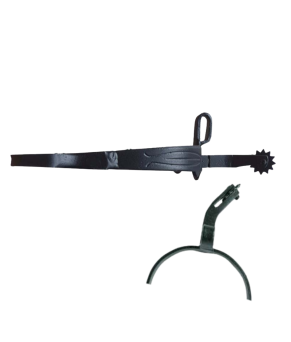 Espuela vaquera eco gallo torcido | 4 puntas