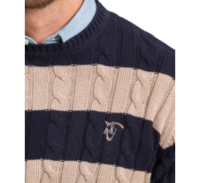 Jersey de ochos y rayas