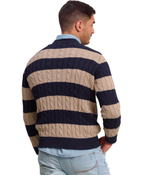 Jersey de ochos y rayas