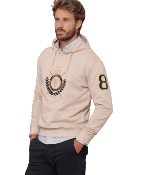 Sudadera capucha escudo