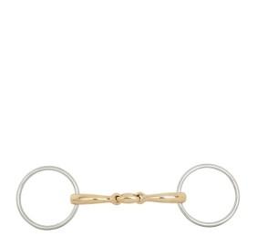 Filete de anillas sueltas con doble articulación