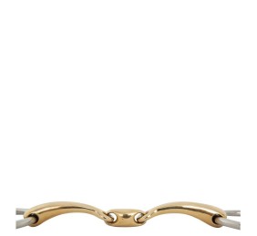 Filetes de anillas con doble articulación bradoon soft