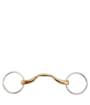 Bocado de doma de anilla suelta BR Mullen suave | 16 mm